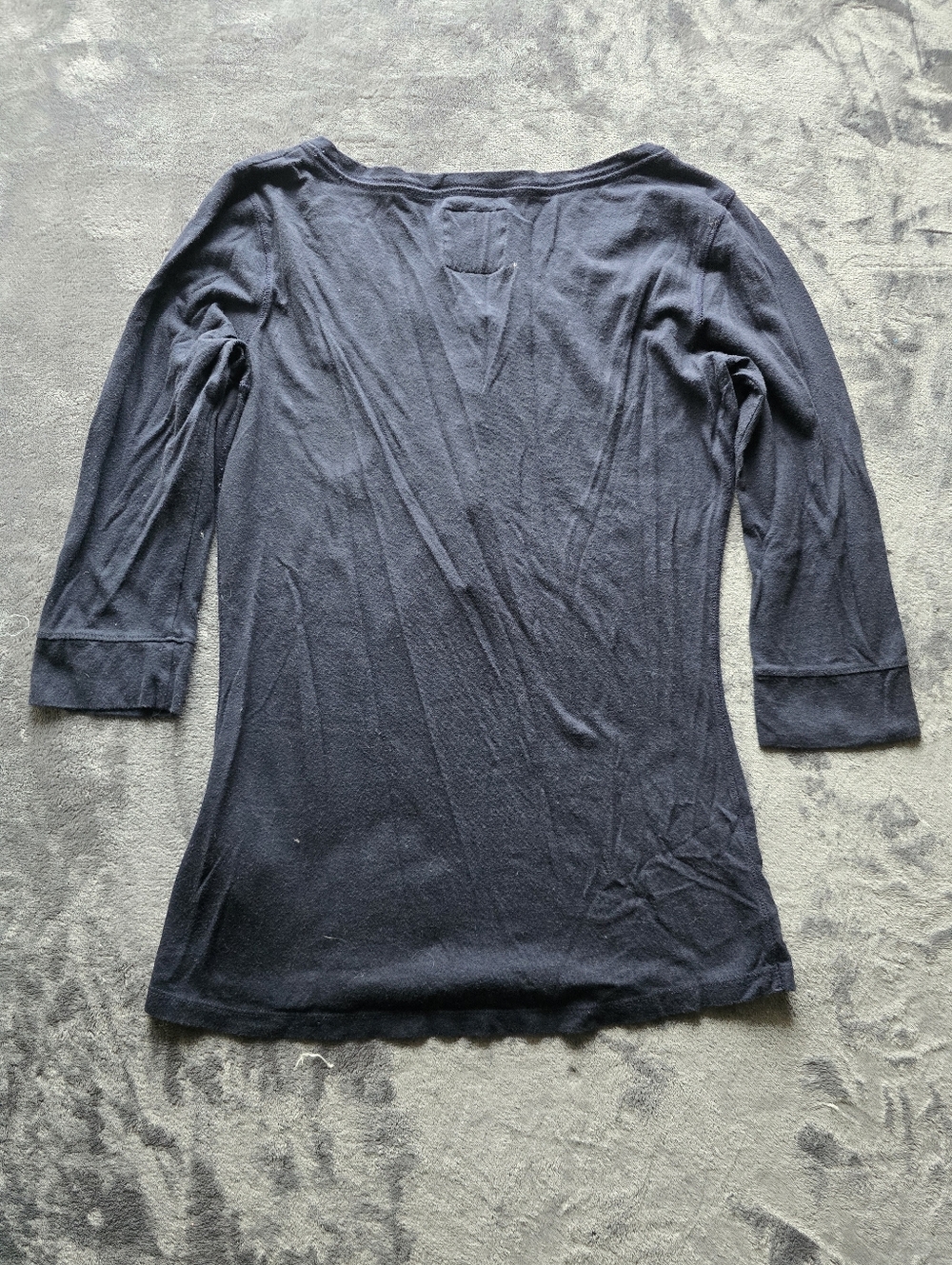 Vintage Abercrombie And Fitch 3/4 Sleeve Henley Size Medium - Picture 5 of 10